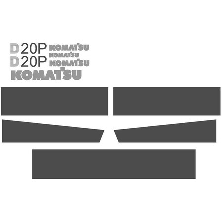 Aftermarket Decal Set KOMD20PWSDECALSET